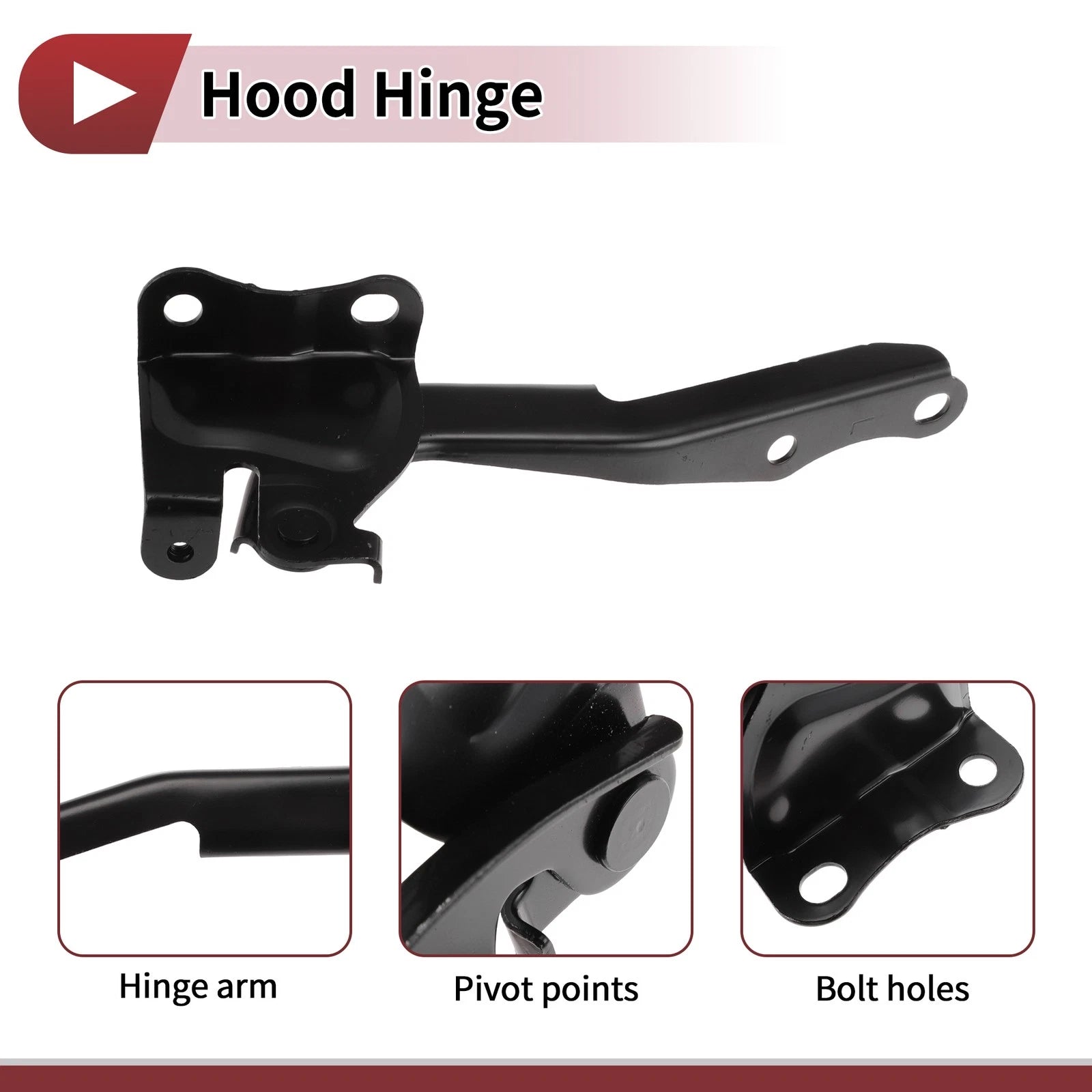 Hood Hinge for Toyota Highlander (2015) Left Side, 1 pcs
