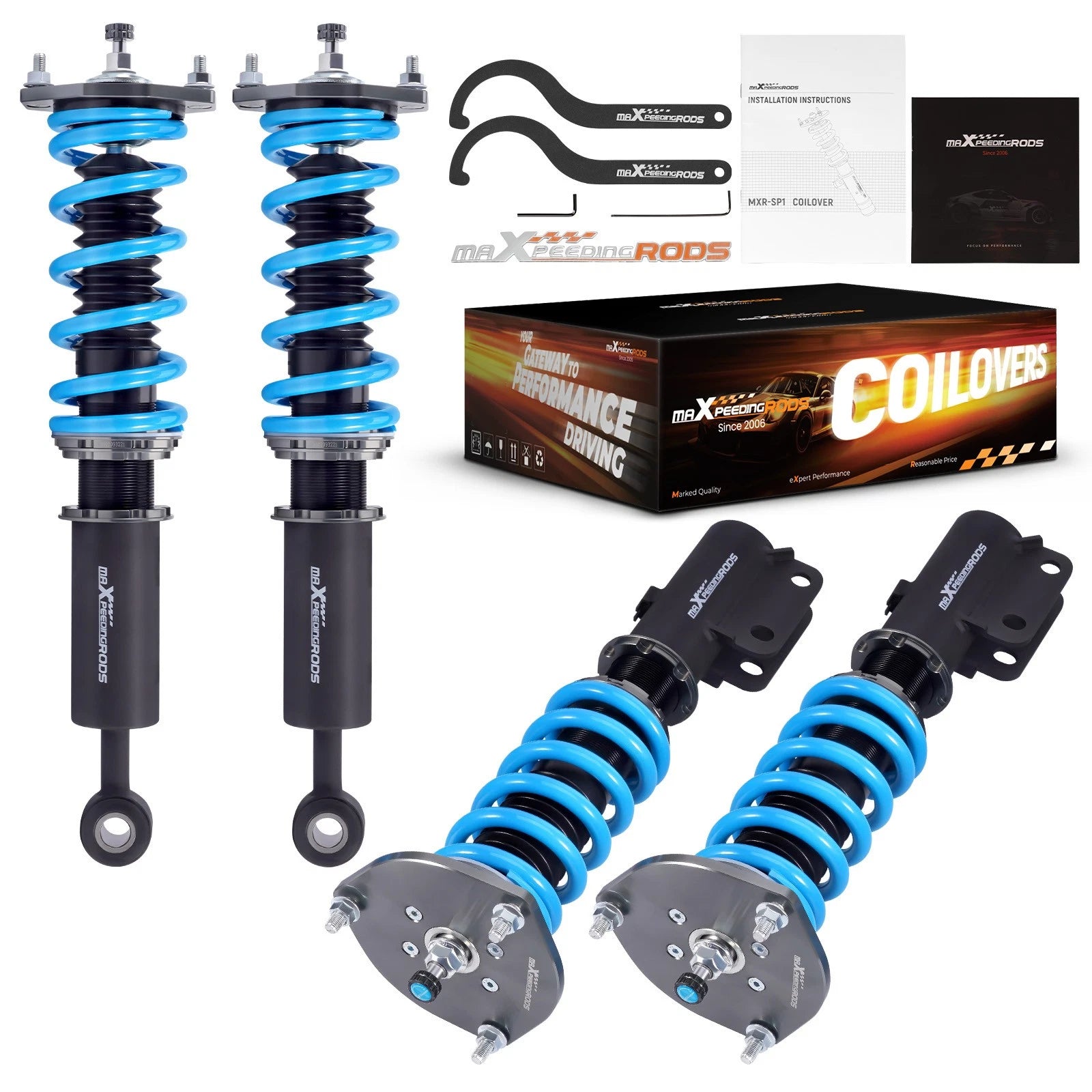MaXpeedingrods T6 Coilovers 24 Way Damper Shocks for Mitsubishi 3000GT (1991–1999)