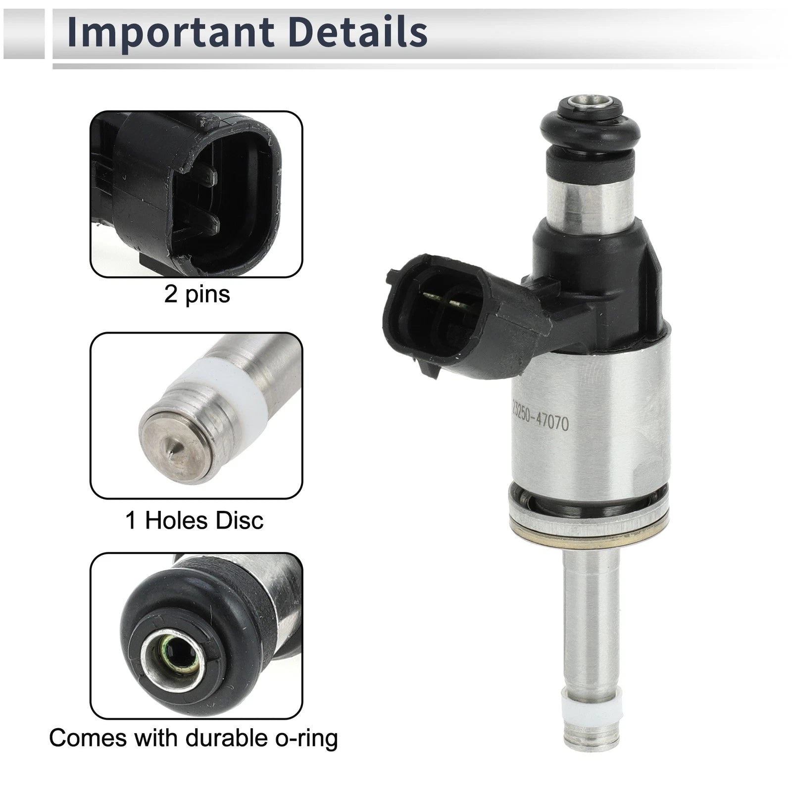 Fuel Injector for Toyota CH-R Corolla 1.2 8NR-FTS (2016–2023)