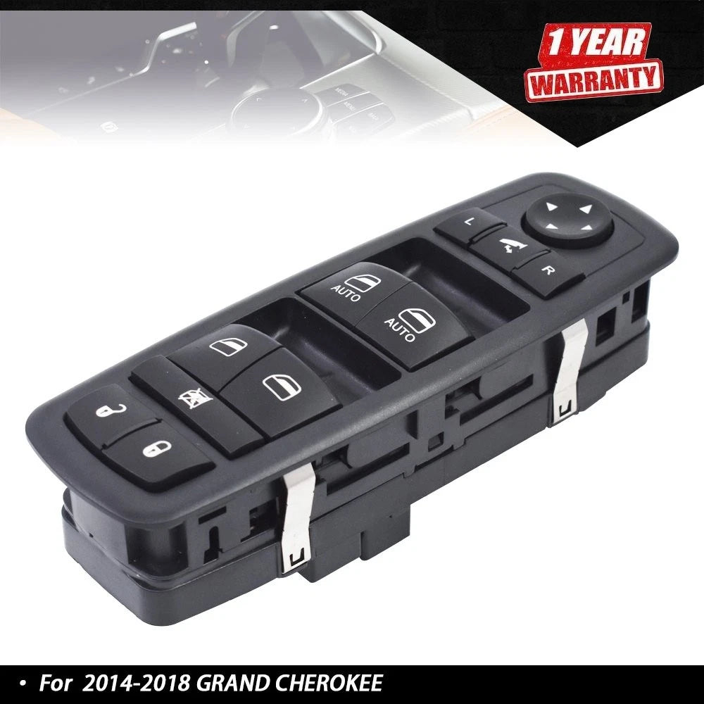 Drivers Door Master Power Window Switch for Grand Cherokee (2014–2018)