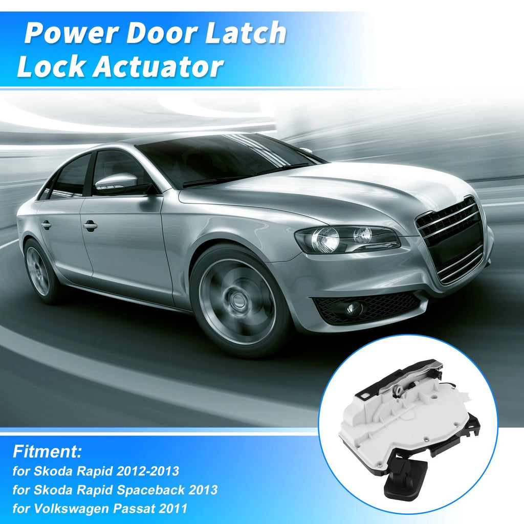 5E0839015 Rear Left Power Door Lock Actuator for Skoda Rapid (2012–2013)