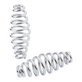 Chrome 5" Barrel Solo Seat Springs for Harley Softail