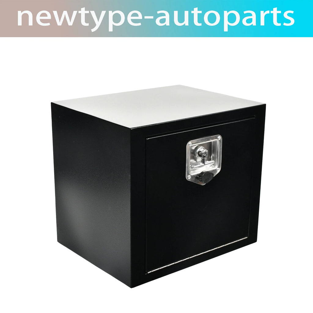 Underbody Tool Box for Pickup Truck (18''×14''×16'', Black Steel)
