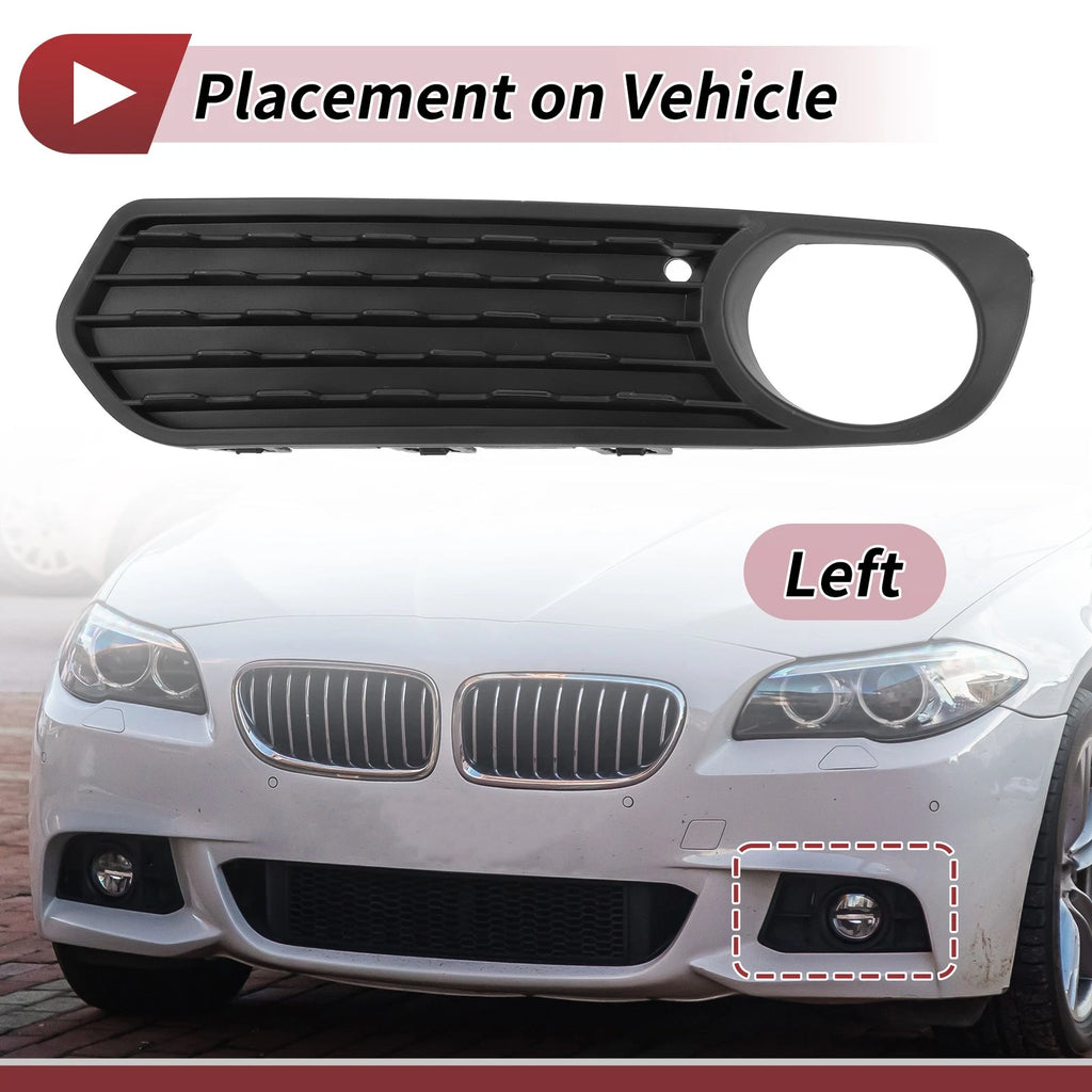 1 Pc Fog Light Grill for BMW F20 (2011–2015) No. 51117272557 Black