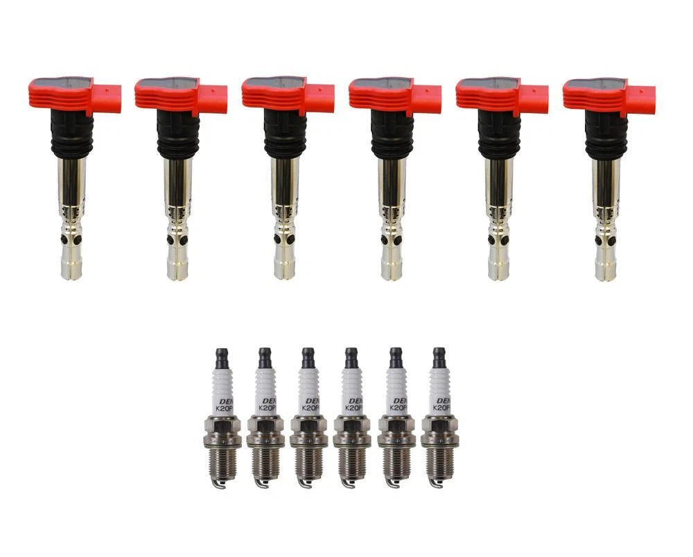 Set of 6 Denso Ignition Coils for U-Groove Conventional (Gap 0.044)