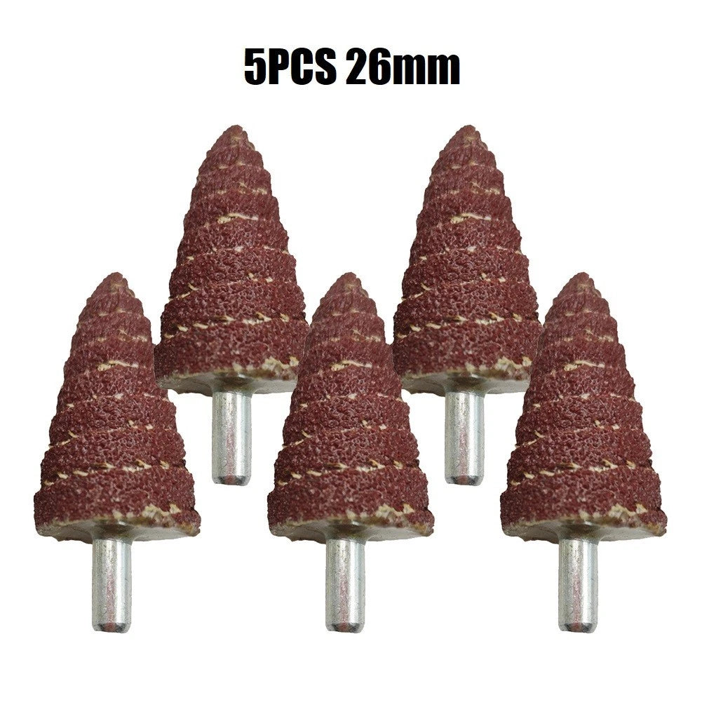 6mm Shank Flap Wheels for Drill Polishing Sanding (Set of 10)