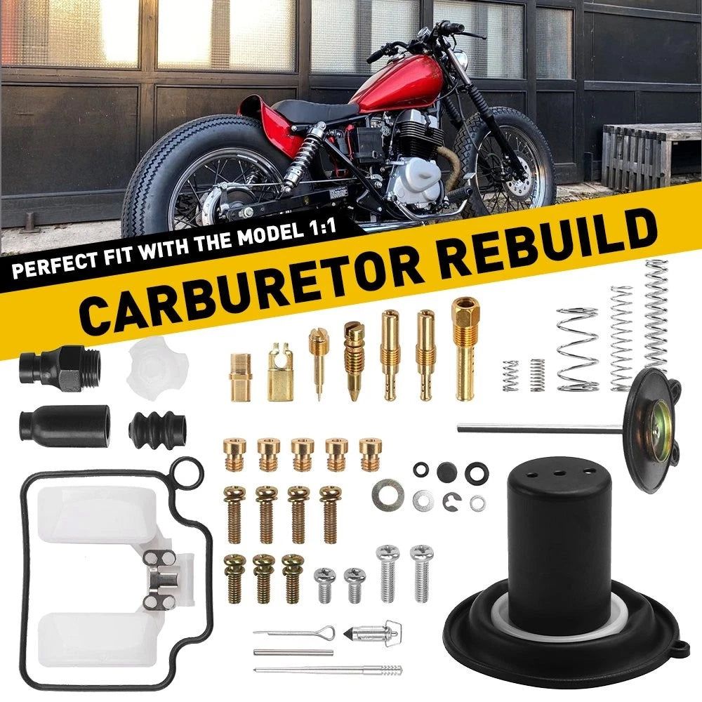 Carburetor Rebuild Kit for Honda Rebel 250/CMX 250/CA250 (1985–2016)