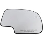 Right Side Heated Mirror Glass for Chevy Suburban 1500 (2000–2006)