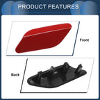 Front Left Washer Nozzle Cover Cap for Volkswagen Jetta A6 (2011–2014) Red