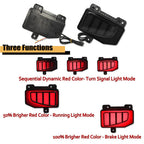 2X Smoke LED Tail Brake Lights for Jeep Gladiator (2019–Present)