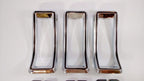 Tail Light Bezels with Black Insert for Ford Mustang (1967–1968)