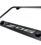 License Plate Frame Front Mount with Chevy C8 Corvette Logo for Corvette C8 Z06 (2020–2024)