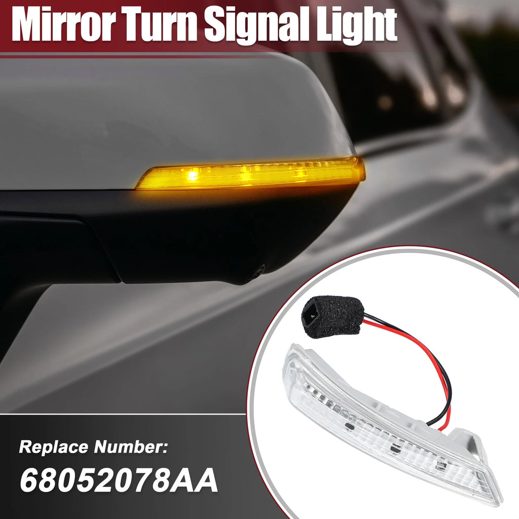 LED Right Side Mirror Turn Signal Light 68052078AA for Chrysler Dodge 