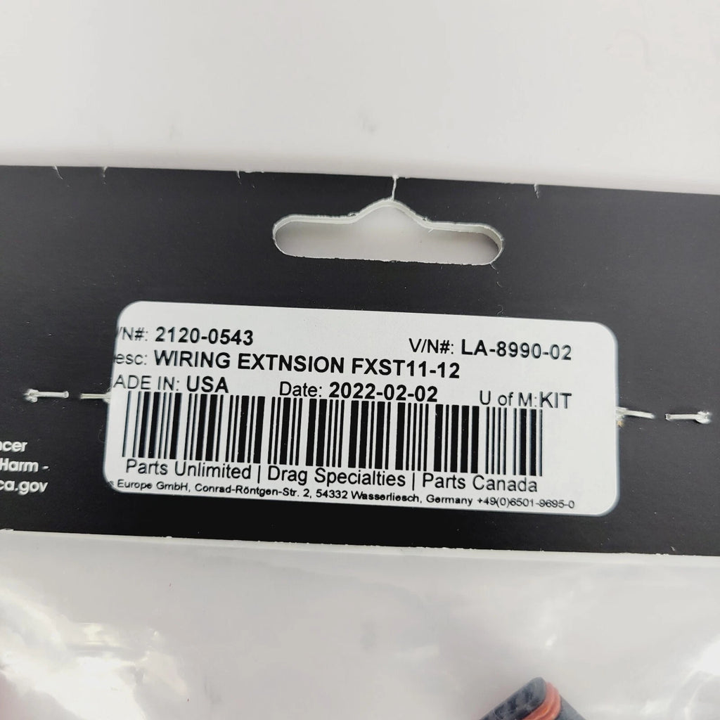 Handlebar Extension Wiring Kit for Harley (2120-0543, LA-8990-02)
