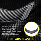 Carbon Fiber Center Console Armrest Box Cover for Benz GLC Class X253 (2015–2020)