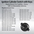 Ignition Switch Lock Cylinder for Chevy Silverado Tahoe GMC Sierra Yukon (1999-2003)