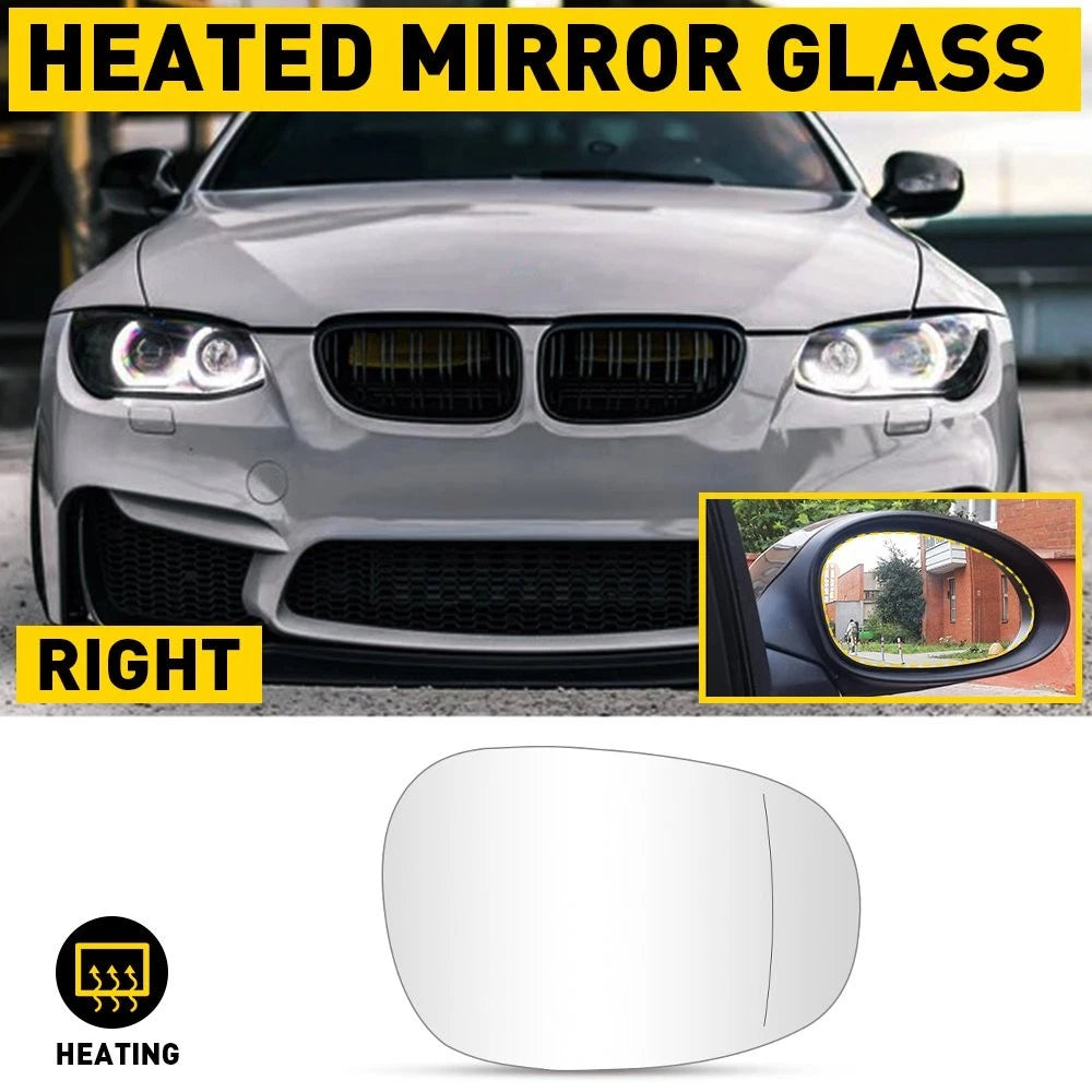 Heated Right Side Mirror Glass for BMW E82 E90 E91 E92 325i 328i 335i (2009–2013)