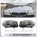 Set of 2 Halogen Headlight Assemblies for BMW 5 Series (2012–2013)