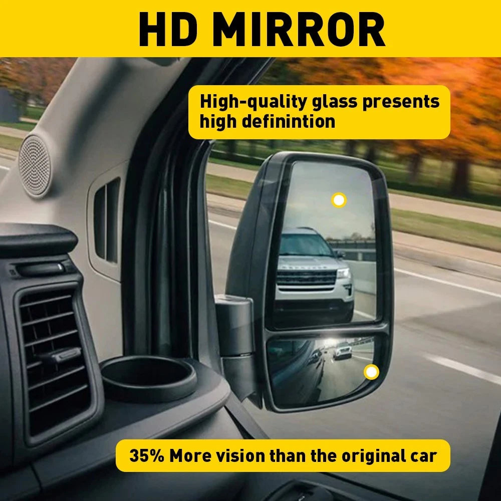 Mirror Glass for Ford Transit Van 150 350 HD (2015–2023)