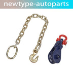 2 Ton Snatch Block with Chain for Flatbed Tow Truck (3/8" X 2')