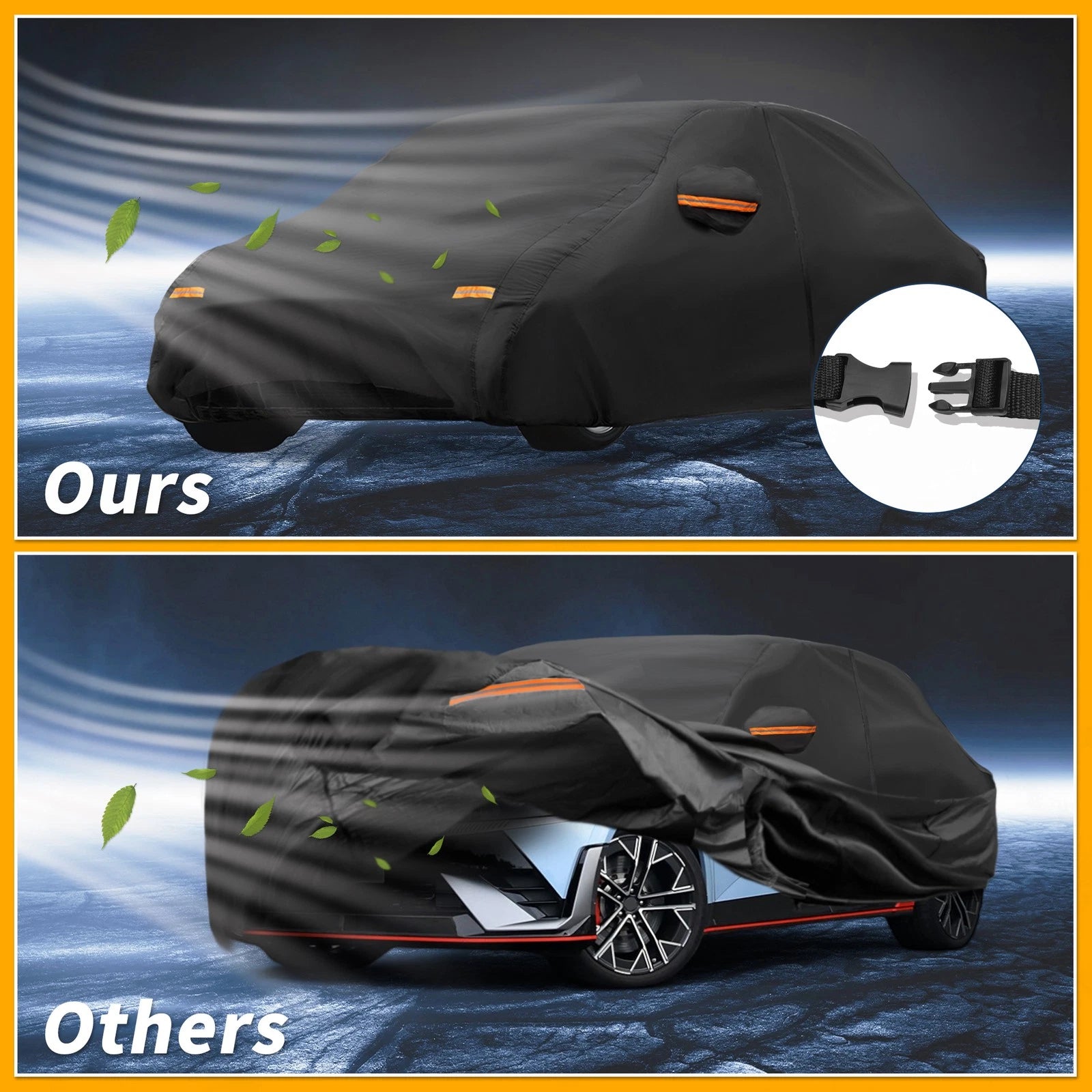 Waterproof Car Cover for Hyundai Ioniq 5 (2021–2023) 190T-PU with Zipper