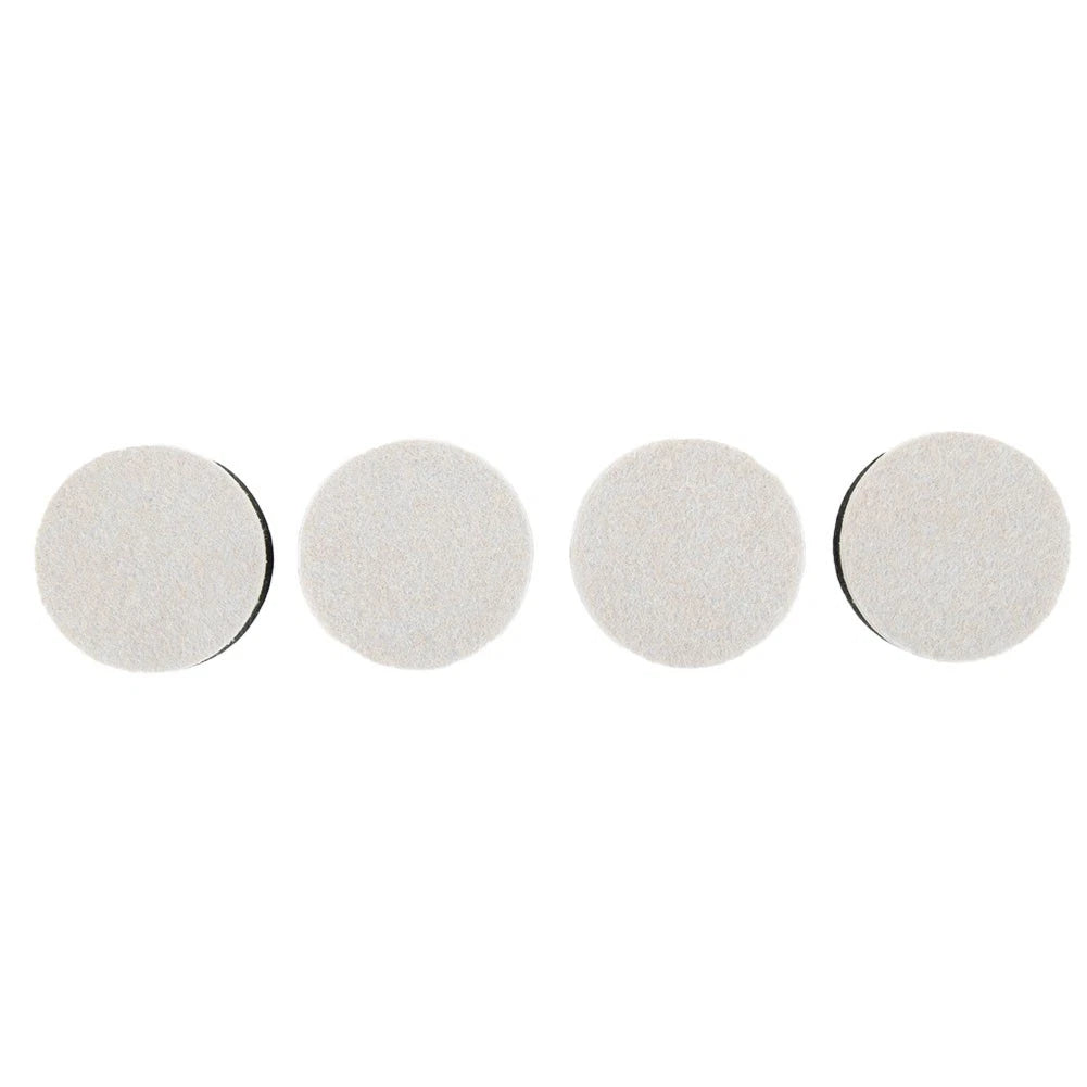 Set of 4 Round Felt EVA Chair Leg Pads for Floor Protection