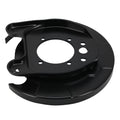 Brake Dust Shield Rear Left for Nissan Frontier/Xterra (2005–2020) Black