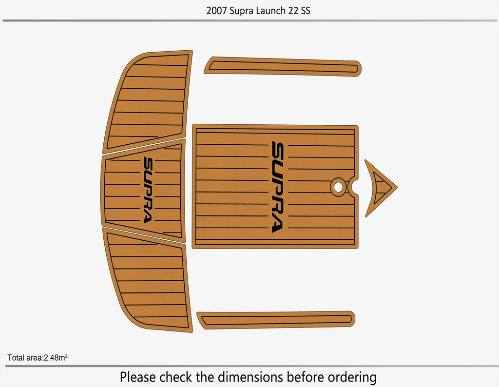 EVA Foam Pad Floor for Supra Launch 22 SSV (2007)