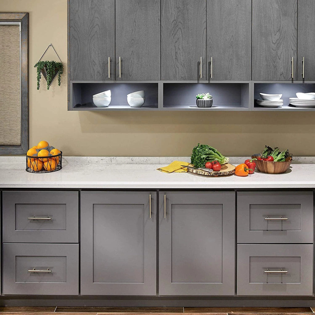 Set of 20 Stainless Steel T Bar Pull Handles for Kitchen Cabinets