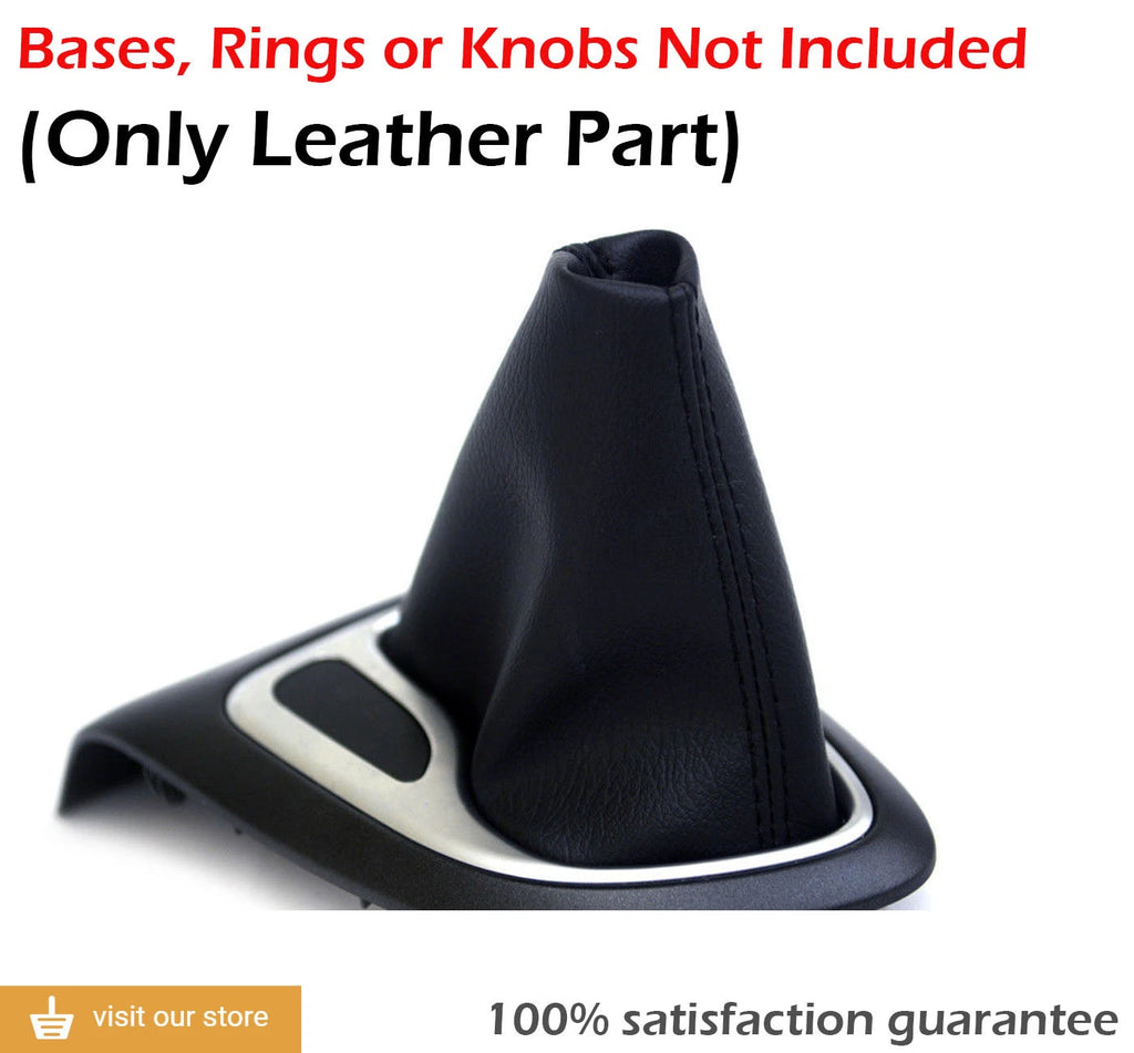 Automatic Shift Boot Cover for Dodge Dart (2013–2016) Black PVC Leather