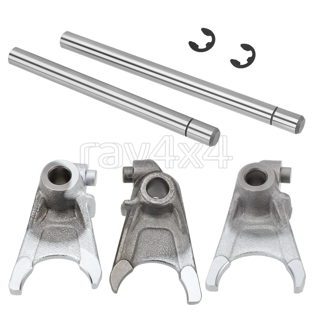3 Shift Forks & Rods & Clips for Yamaha Banshee YFZ350 (1987–2006) 2GU-18512-00-00