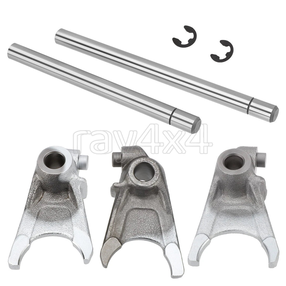 3 Shift Forks & Rods & Clips for Yamaha Banshee YFZ350 (1987–2006) 2GU-18512-00-00