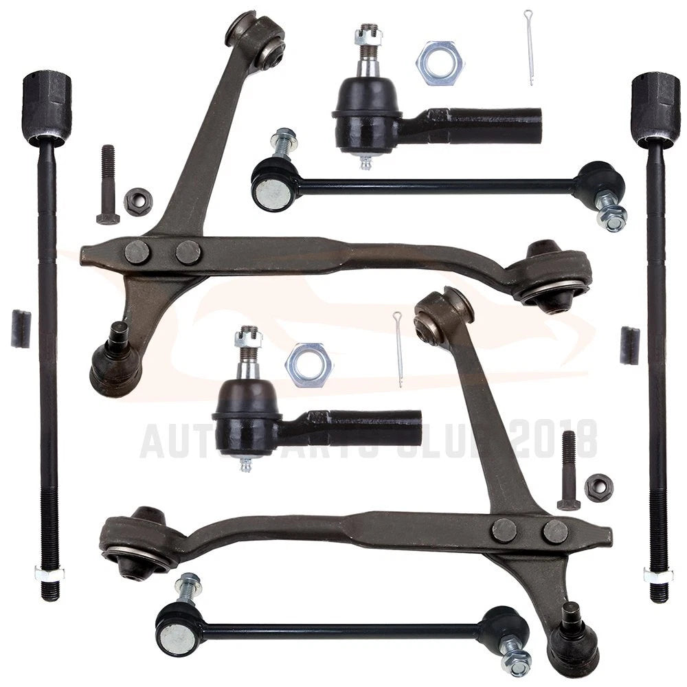 8-Piece Control Arms Tie Rods Sway Bars Kit for Ford Windstar (1999–2003)
