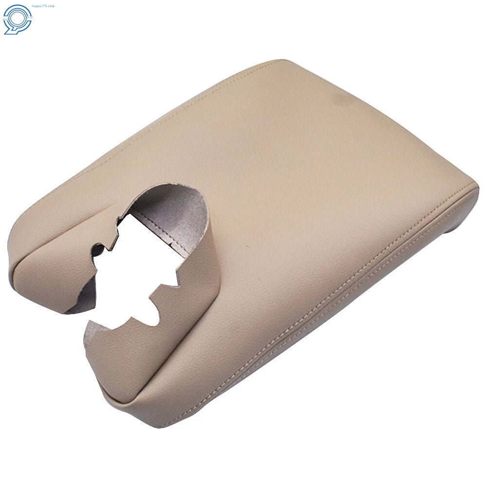 Center Console Lid Armrest Cover for Acura TL (2009–2014) Tan Vinyl