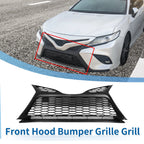 Front Lower Hood Bumper Grille for Toyota Camry SE (2018–2020) Black