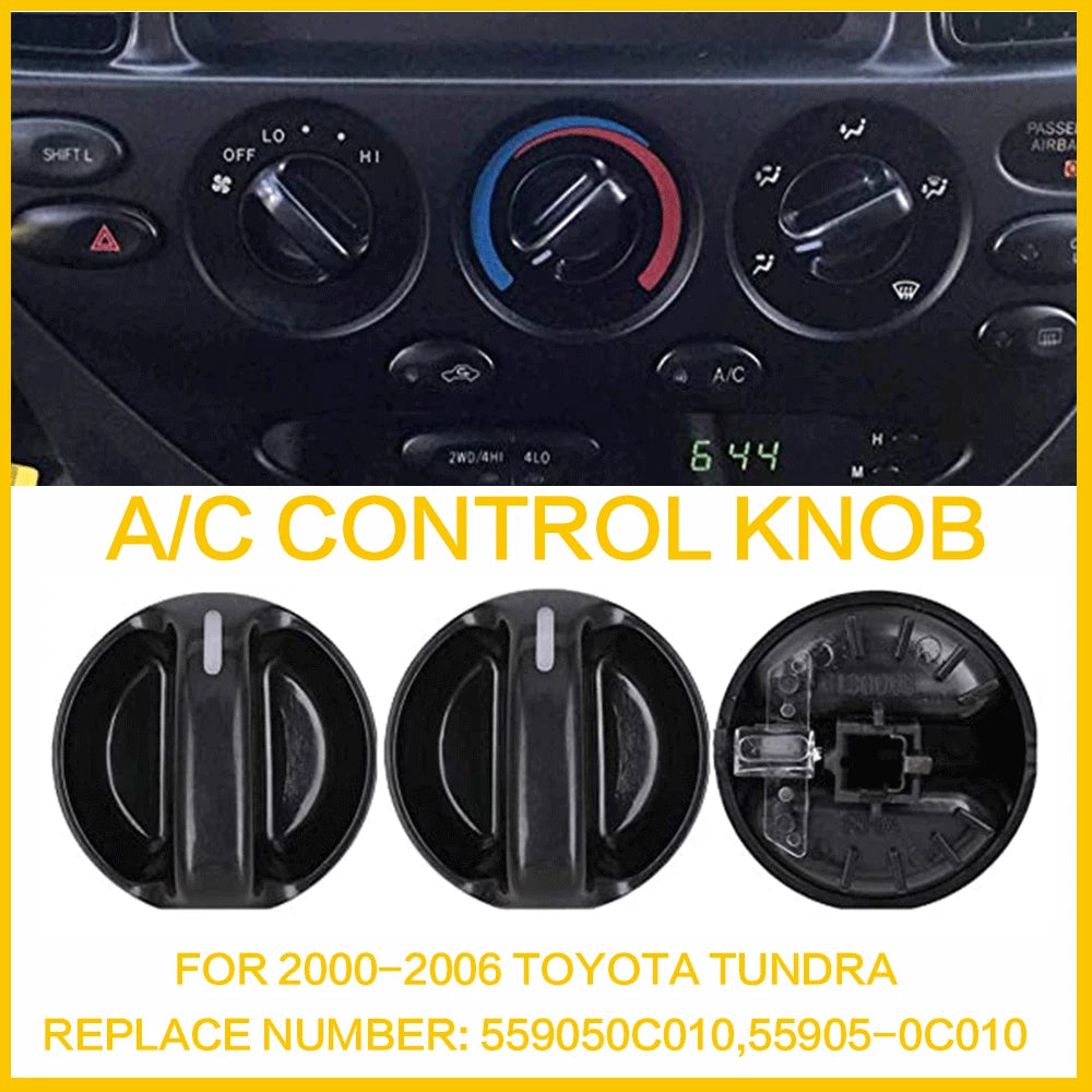 A/C Heater Panel Control Knob for Toyota Tundra (2000–2006) 559050C010