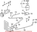 Power Steering Pressure Hose Banjo Bolt 17227555715 for BMW