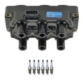 Ignition Coil & Platinum TT Spark Plug Kit for Audi A4 A6 (1996–2006)