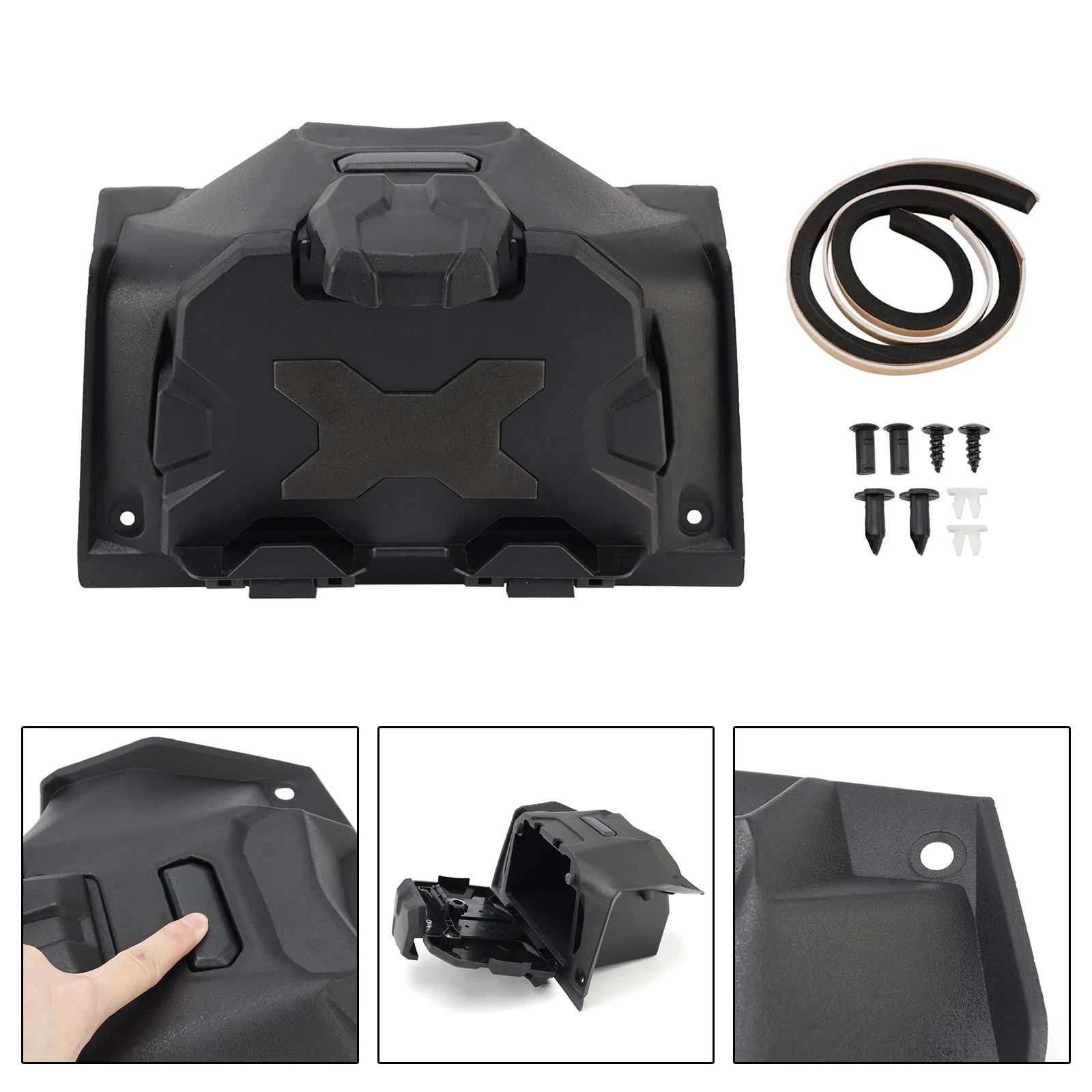 Universal Tablet Holder Storage Box for Polaris RZR XP 1000 Turbo (2019–2023)