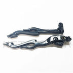 Black Brake Clutch Flame Hand Levers for Honda CBR 954RR (2000–2003)