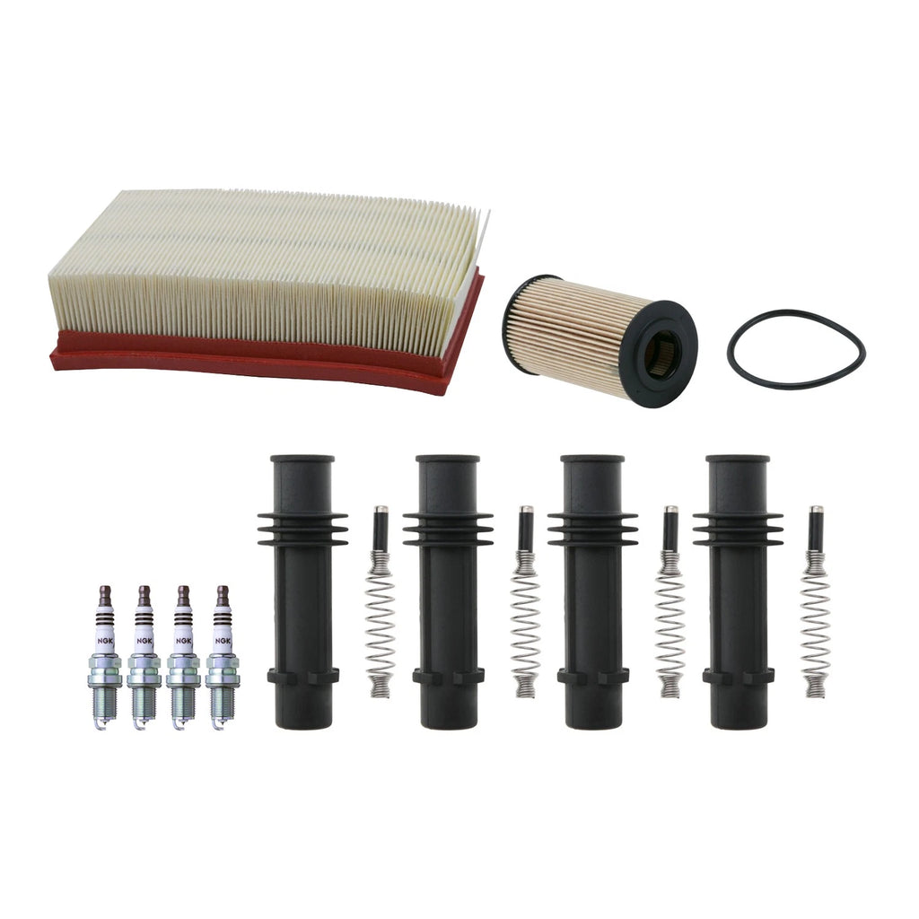 Tune Up Kit with 4 NGK Spark Plugs & Coil Boots for Encore Trax (2013–2020)