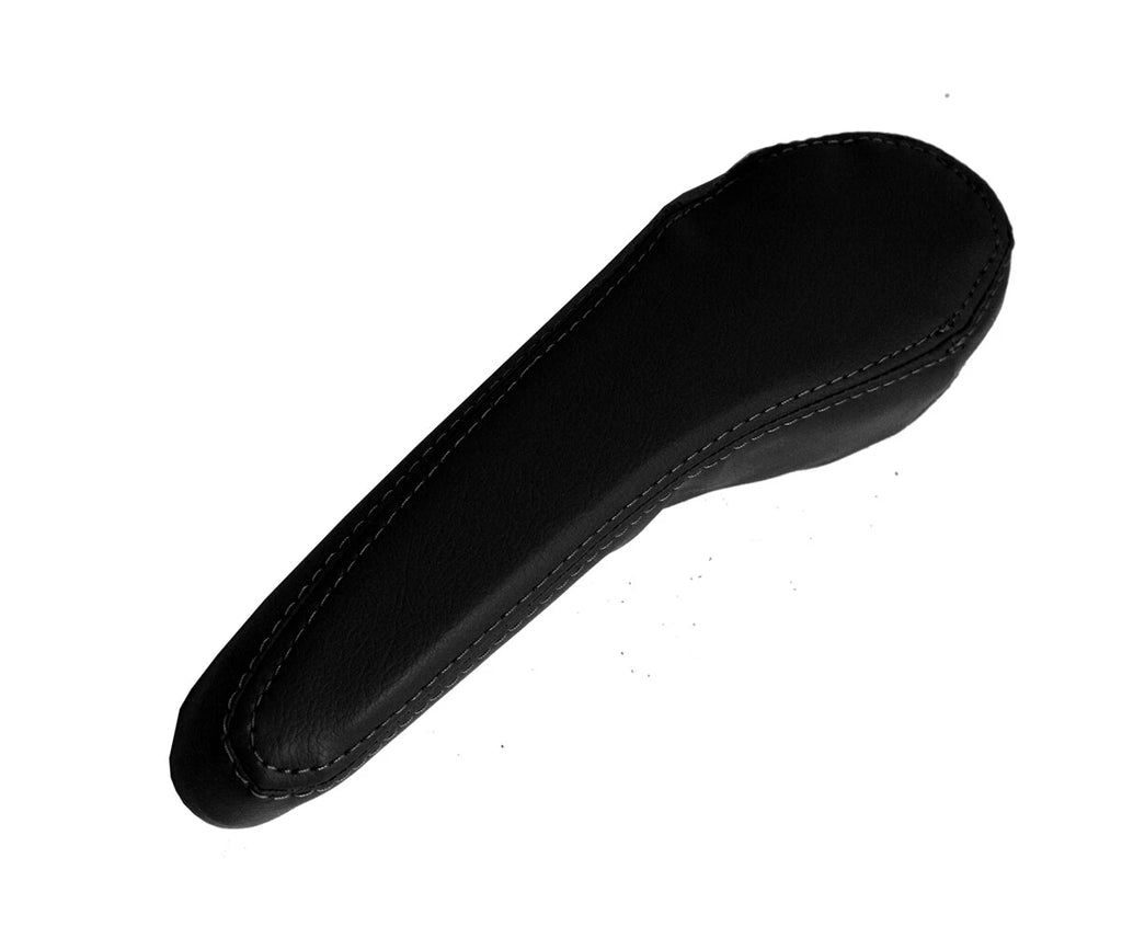 Front Seat Armrest Cover for Chevrolet Trax (2014–2020) Black PVC Leather