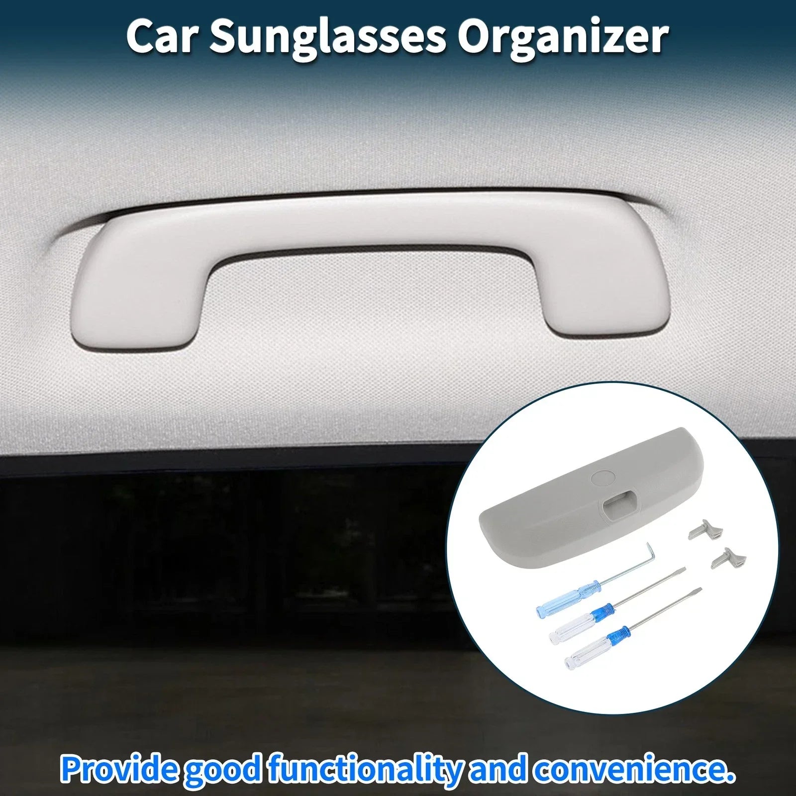 Sunglasses Case for BMW X1 U11 iX1 (22-24) Grey