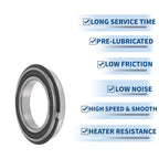 Deep Groove Ball Bearing 6017NR2RS for Various Models (85x130x22mm)