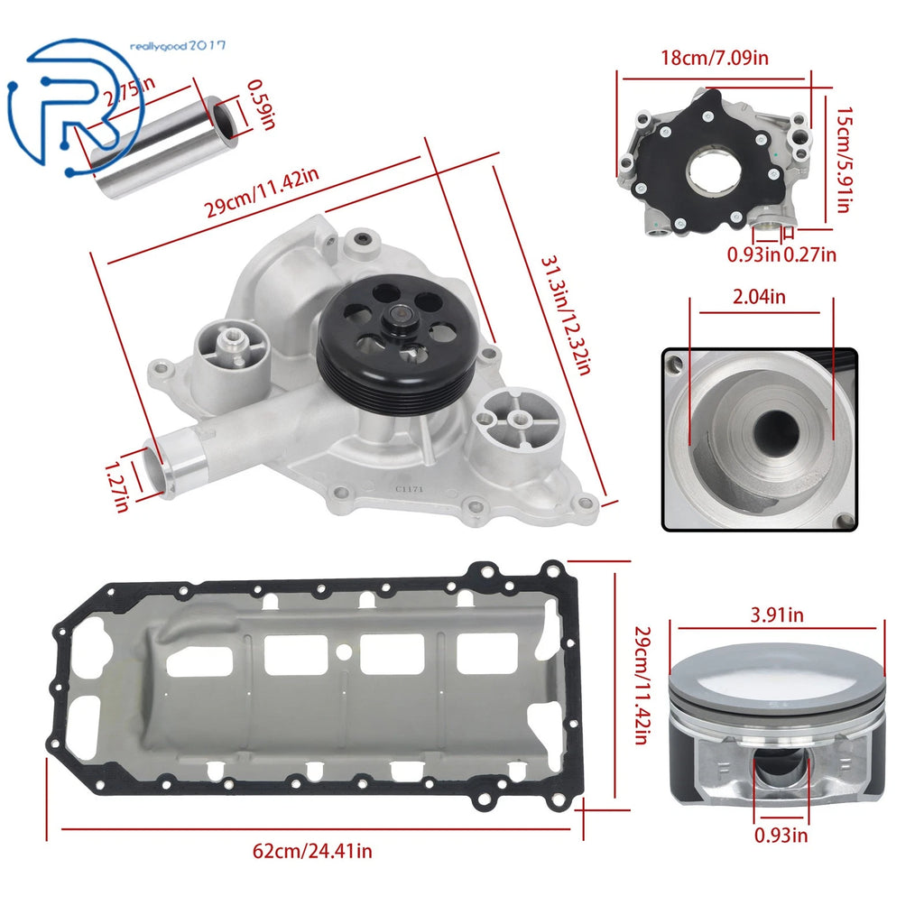 Engine Rebuild Kit for Chrysler 300 Charger Grand Cherokee Magnum 5.7L (2005–2006)