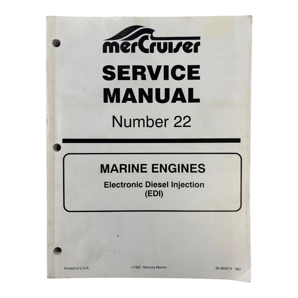 Electronic Diesel Injection Service Manual #22 for MerCruiser (1997)