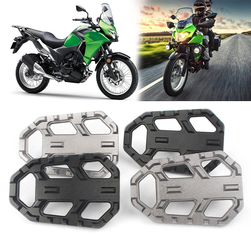 CNC Wide Foot Pegs for Kawasaki Versys-X300, Versys 650, 1000 (2017–2023)