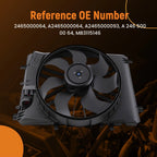 Electric Radiator Cooling Fan for Mercedes-Benz CLA250 GLA250 (2014–2020)