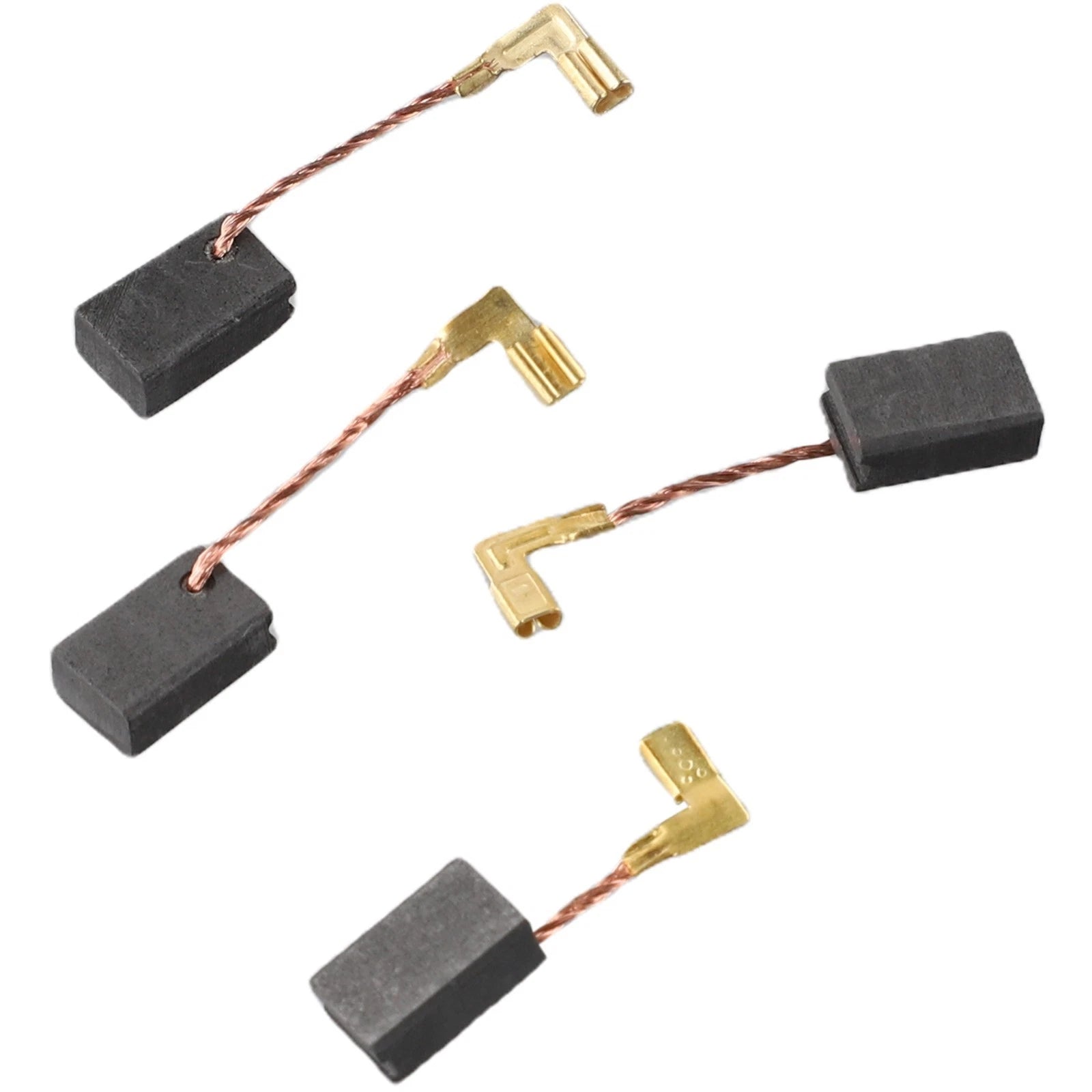 Set of 4 Carbon Brushes for Enhanced Motor Performance Tools