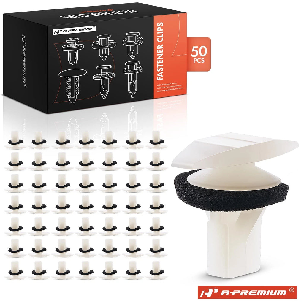 Set of 50 Weatherstrip Clips for Honda (Front & Rear)
